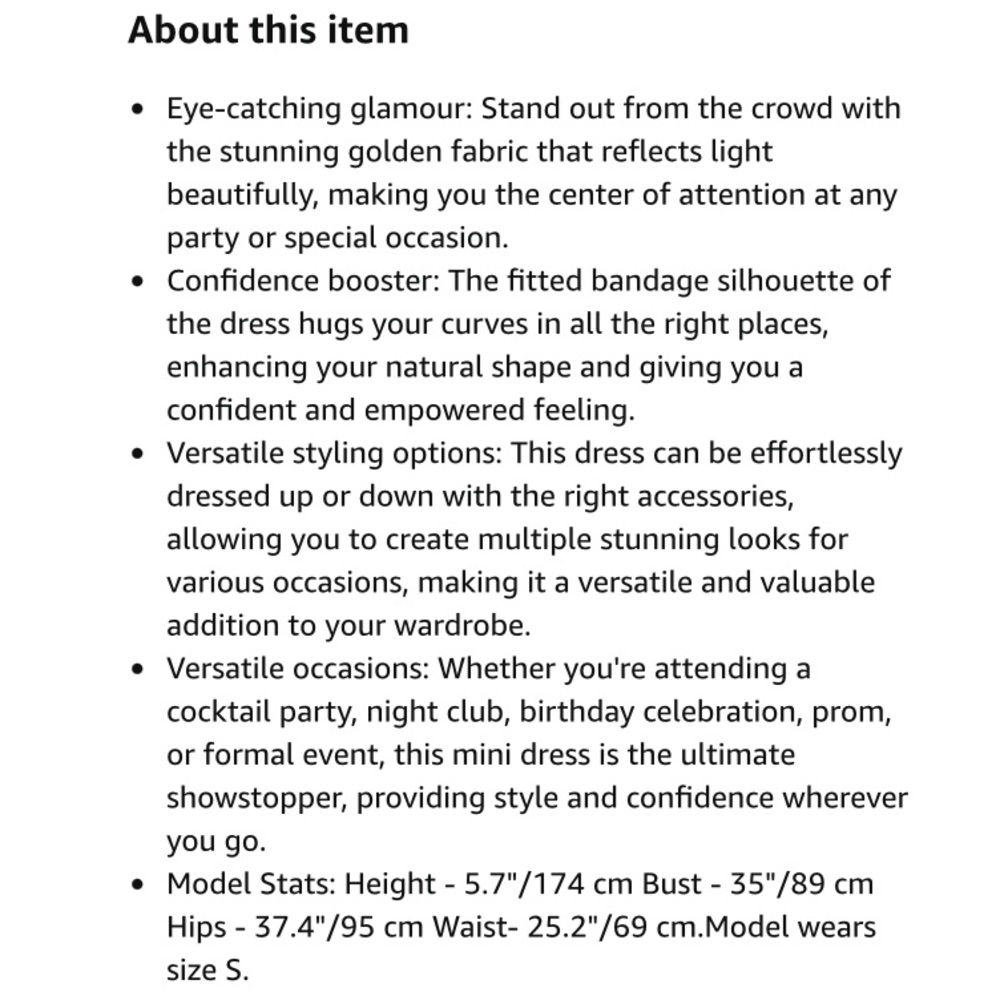 Bella Barnett Gold Two Piece Bodycon Set Halter Top & Midi Skirt Medium NWTS - Picture 7 of 12